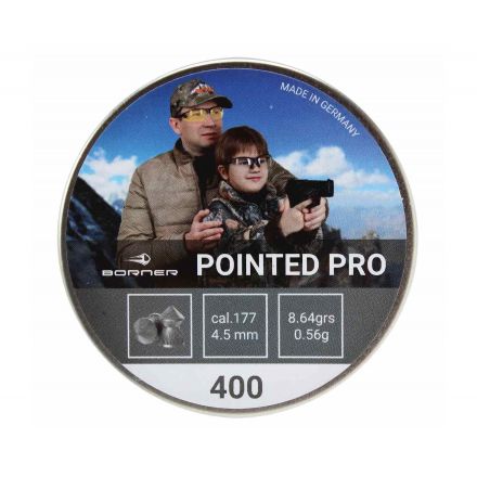 Пули Borner Pointed Pro 4,5 мм, 0,56 грамм, 400 штук